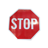 Hexagon Stop Traffic Sign
