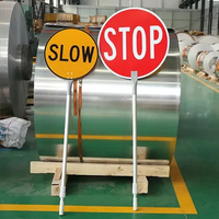Slow Stop Sign with Handle