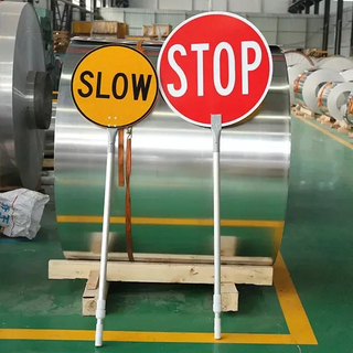 Slow Stop Sign with Handle